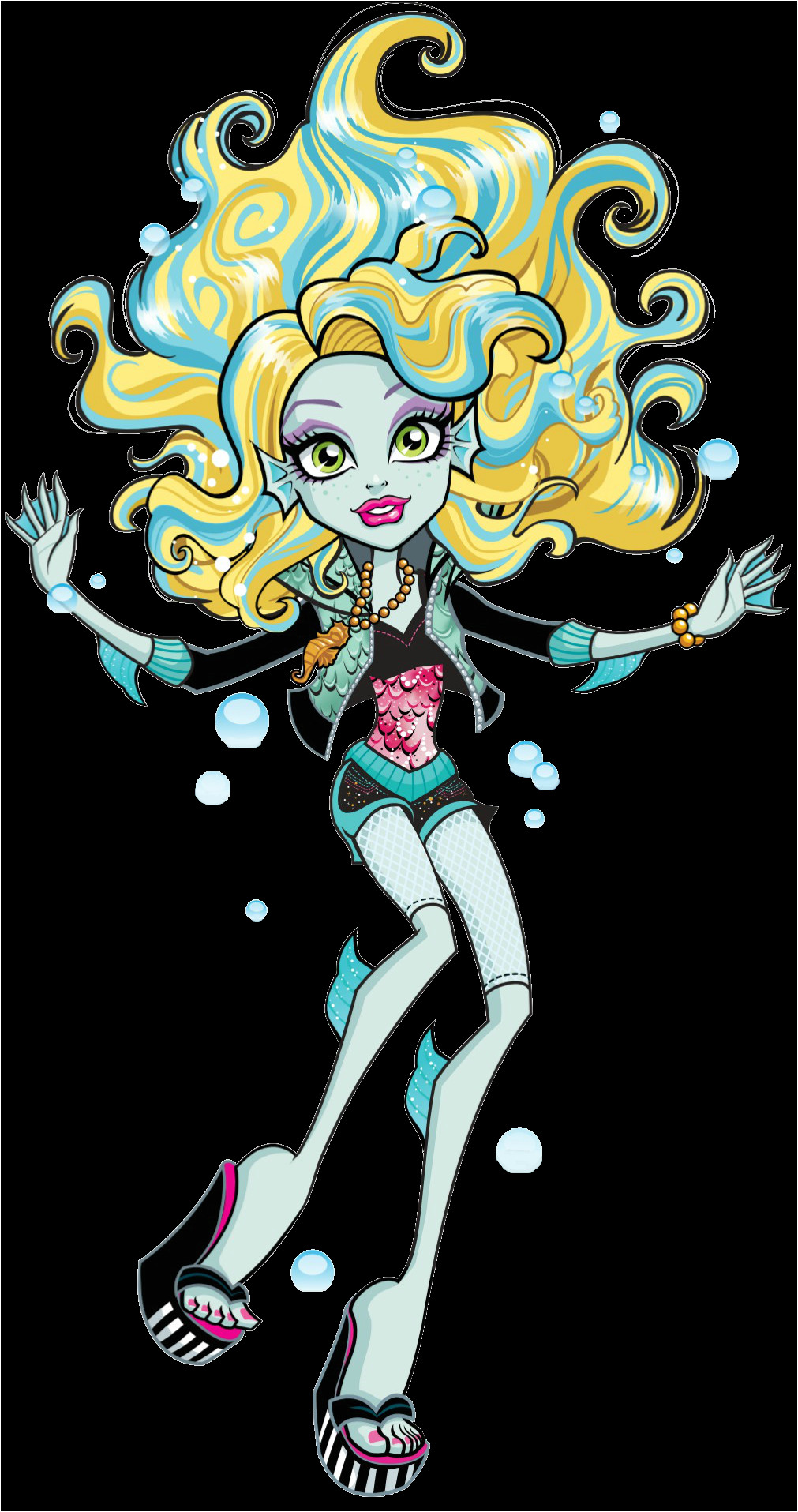 Coloriage De Monster High Lagoona Lagoona Blue Basic Profile Art