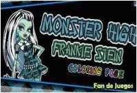 Coloriage De Monster High Lagoona Monster High Frankie Zbarven­ Malba Hra Online Hra