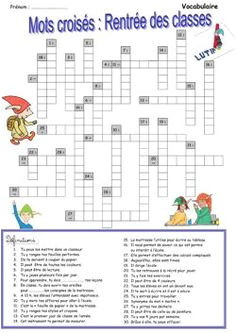 Coloriage De Mots Croisés 246 Best Jeux De Mots Games Images