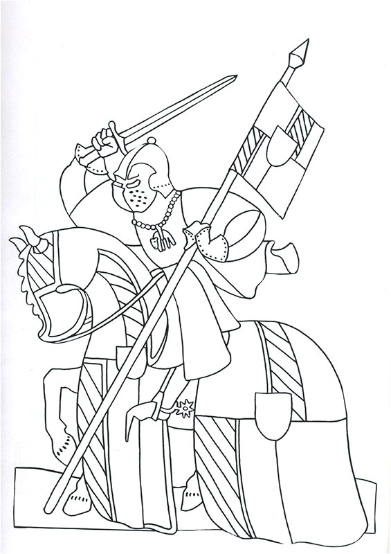 Coloriage De Moyen Age Coloriages Moyen Age Je Passerai Samedi Ou Dimanche