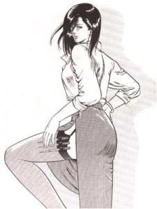 Coloriage De Nicky Larson Fan Art Saeko