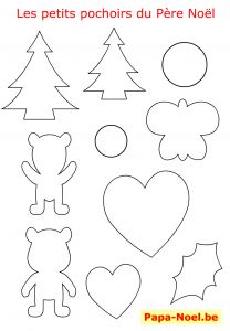 Coloriage De Noel A Decouper Dessin A Decouper Et A Imprimer Arouisse