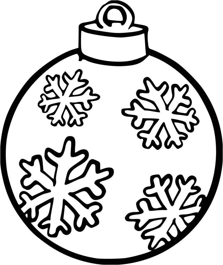 Coloriage De Noel Boules Coloriage  Imprimer Boule De Noel