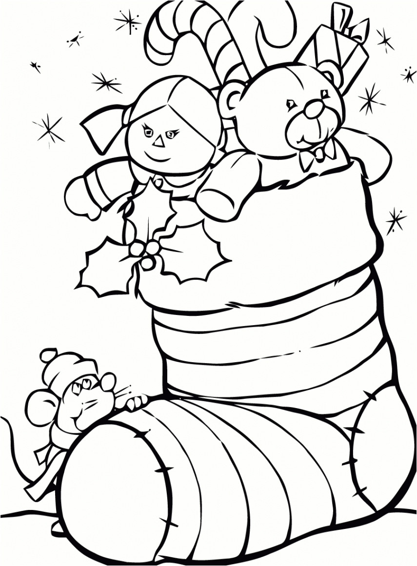 Coloriage De Noel Chaussette 50 Dessin Chaussette De Noel A Imprimer
