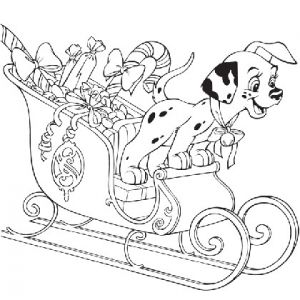 Coloriage De Noel De Disney Coloriage Le Traineau De Noël Mes Créations