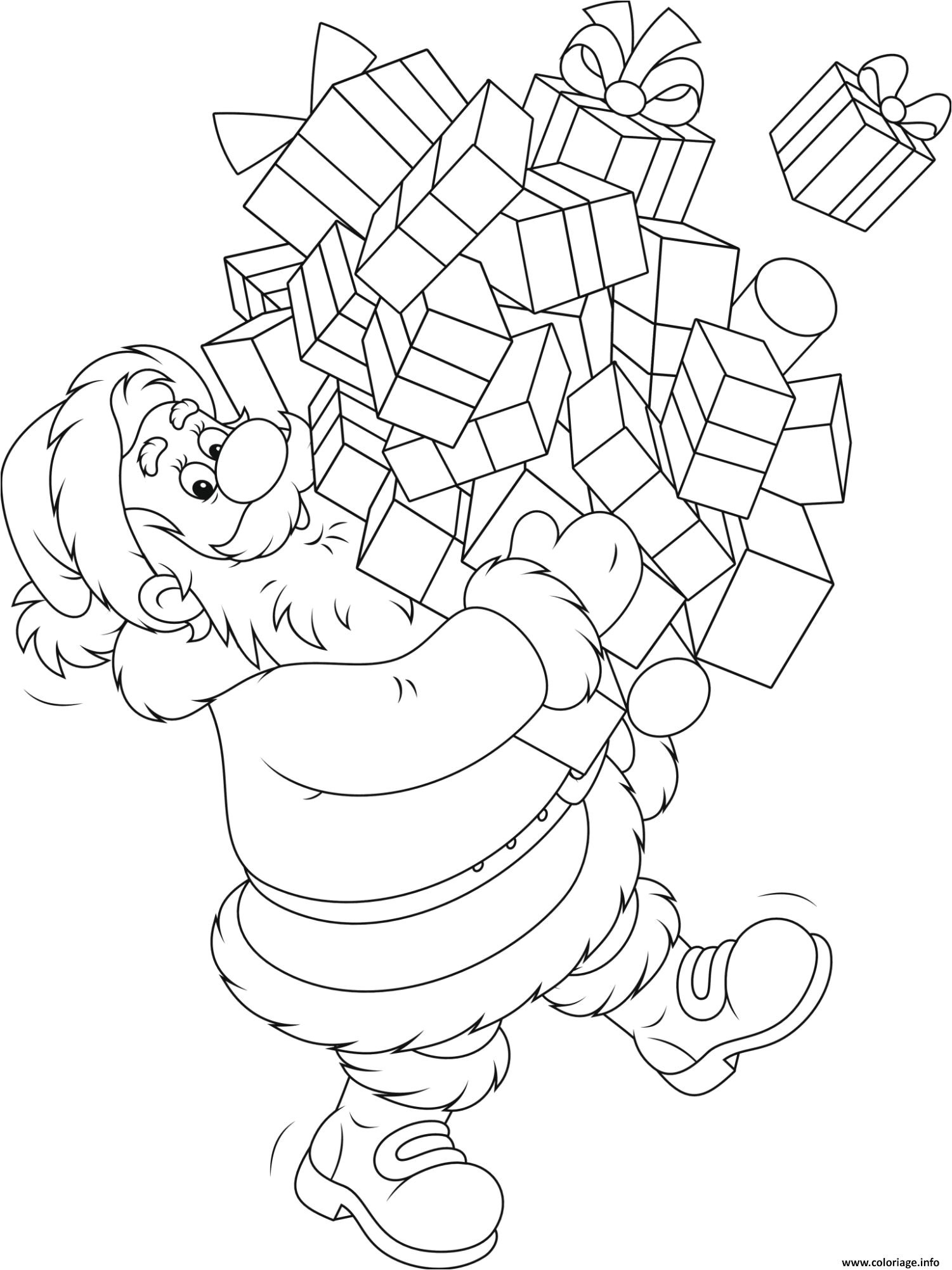 Coloriage De Noel Pere Noel Meilleur De Dessin A Colorier Pere Noel En Ligne