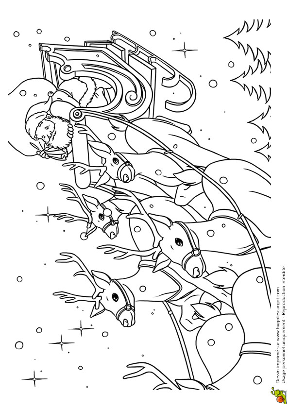 Coloriage De Noel Pere Noel Vacances De Noel Le Pere Noel En Traineau Coloriage De Noel Pere Noel Vacances De Noel Le Pere Noel En Traineau