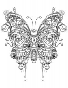 Coloriage De Papillon Gratuit 14 élégant Jeux De Coloriage Mandala Galerie