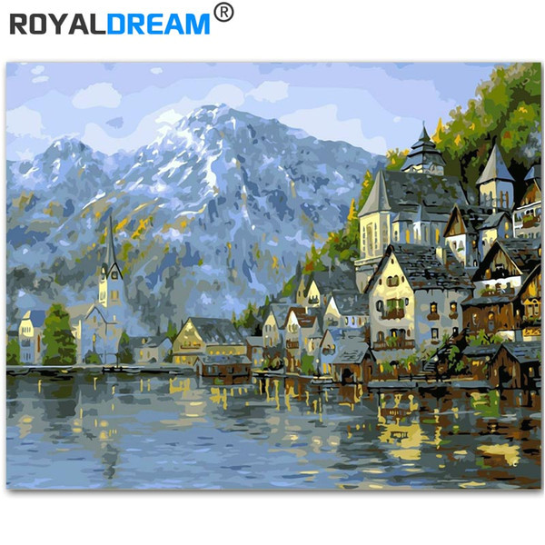 Coloriage De Paysage De Mer Acheter Royaldream Paysage De forªt norvégienne Peinture Diy Par Numéros Kits Coloriage Peinture Par Numéros Mur Moderne Art Cadeau De $39 3 Du