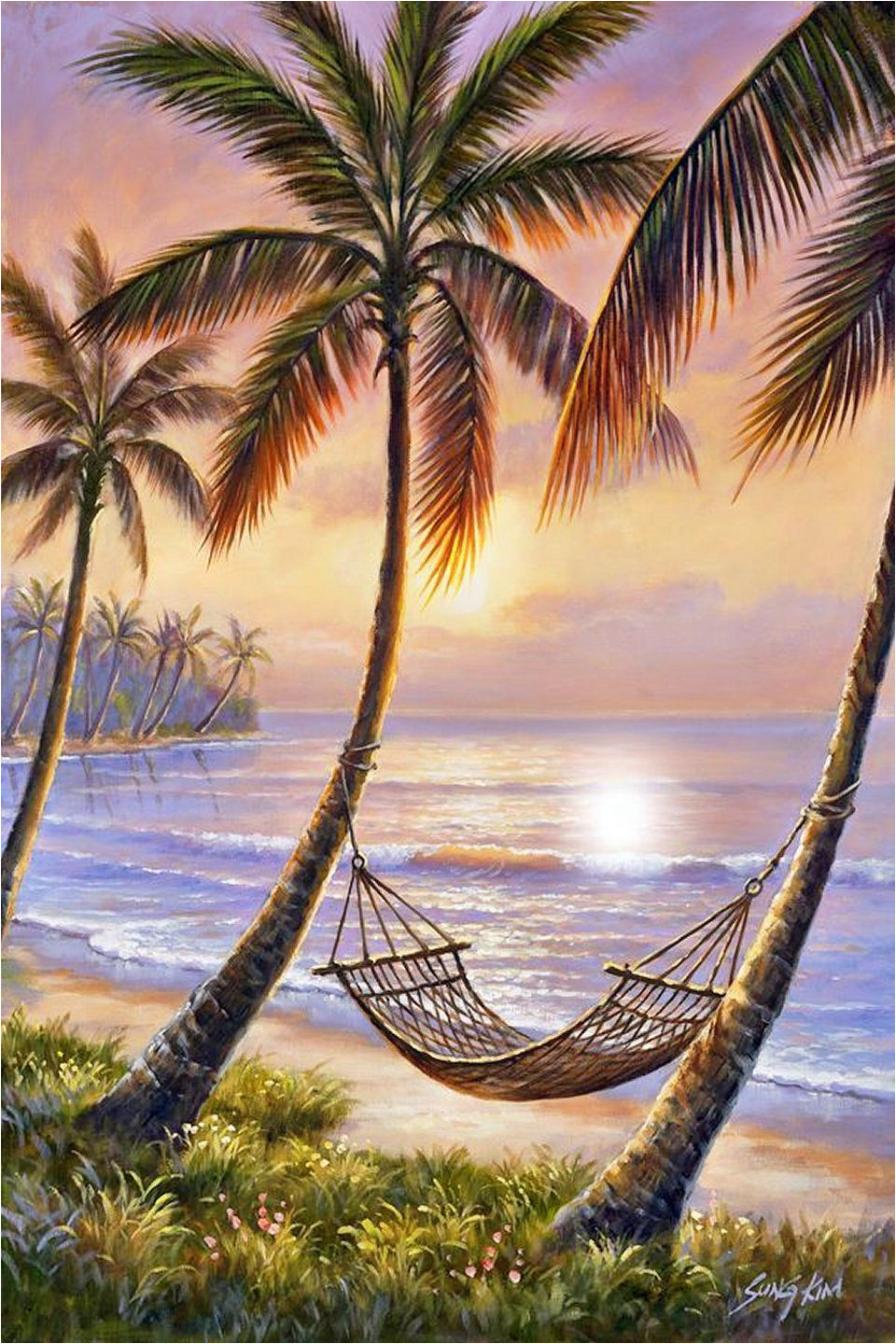 Coloriage De Paysage De Mer Sung Kim Mer