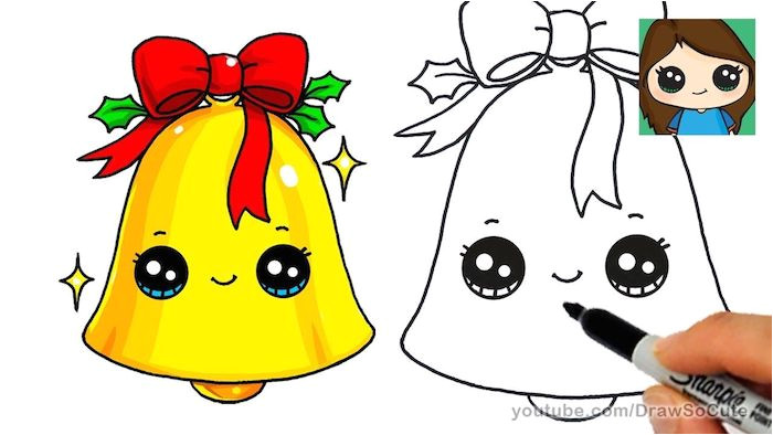 Coloriage De Pere Noel En Couleur Dessin De P¨re No L Kawaii Facile