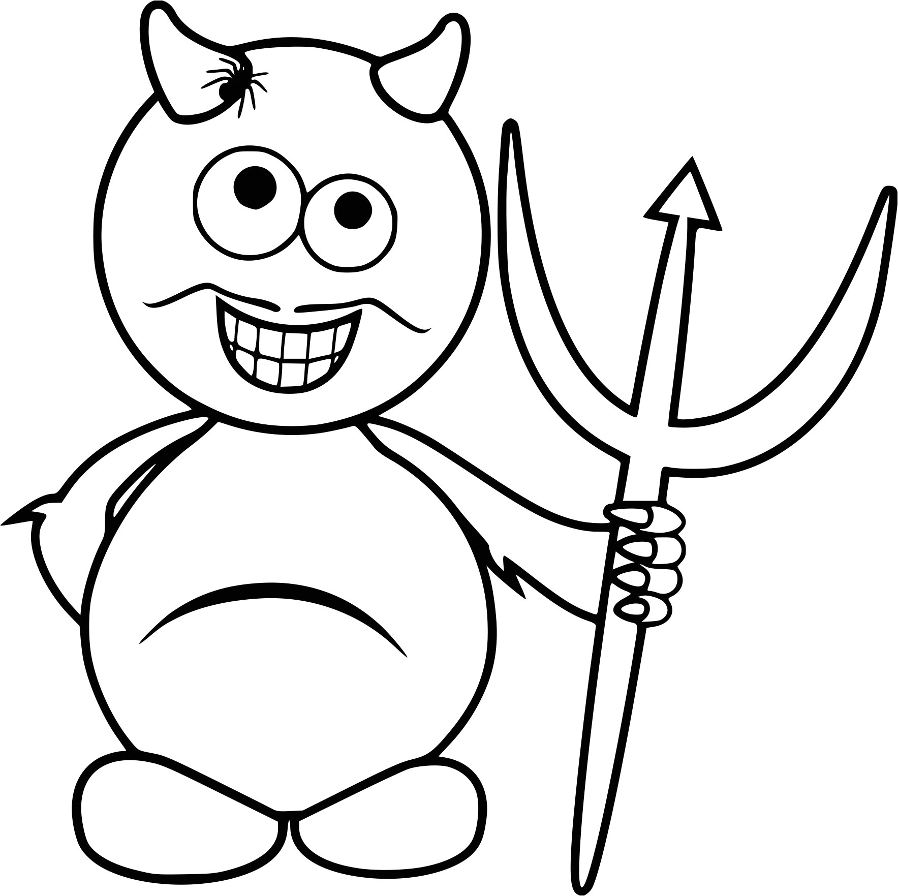 Coloriage De Petit Diable Coloriage Petit Diable à Imprimer Sur Coloriages Fo