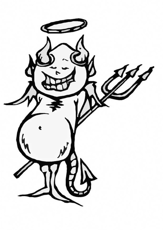 Coloriage De Petit Diable Coloriage Petit Diable Img 8580