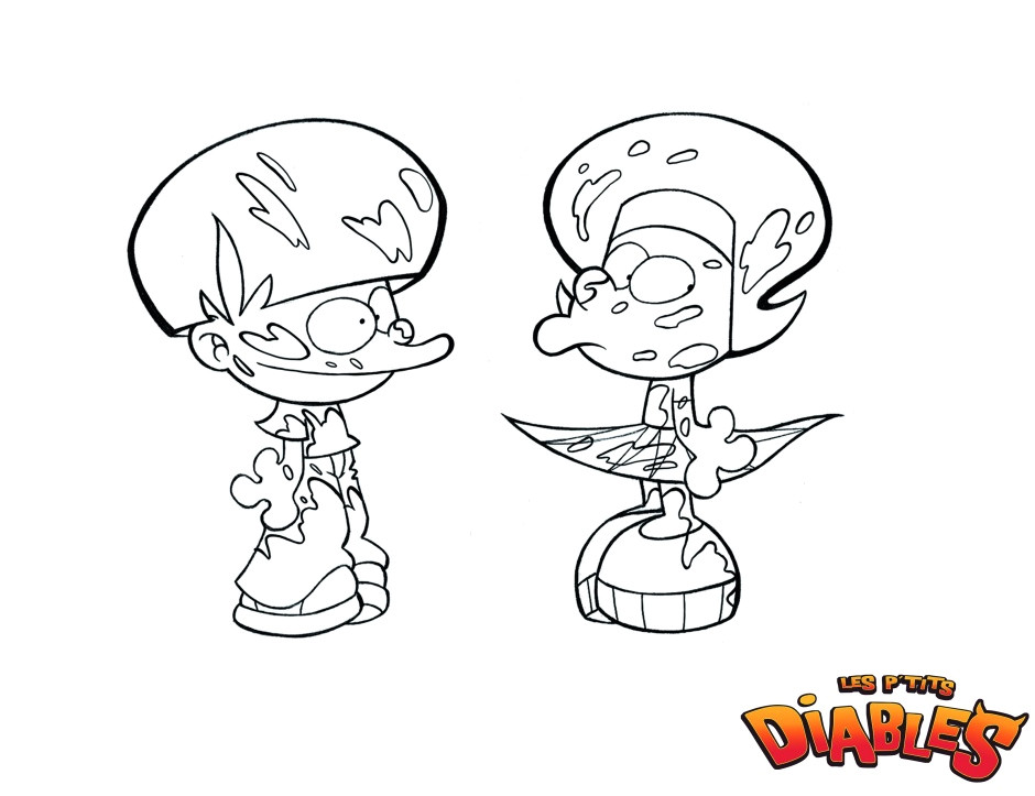 Coloriage De Petit Diable Les P Tits Diables Ouftivi
