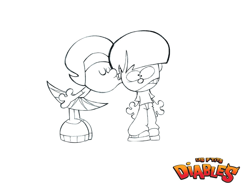 Coloriage De Petit Diable Les P Tits Diables Ouftivi