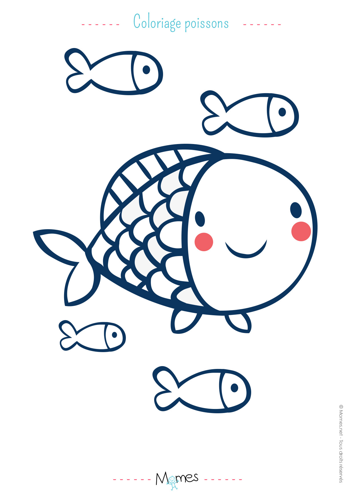 Coloriage De Poisson D Avril A Imprimer Coloriage Poisson D Avril Momes