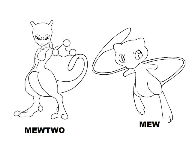 Coloriage De Pokemon Mew Free Legendary Pokemon Coloring Pages for Kids
