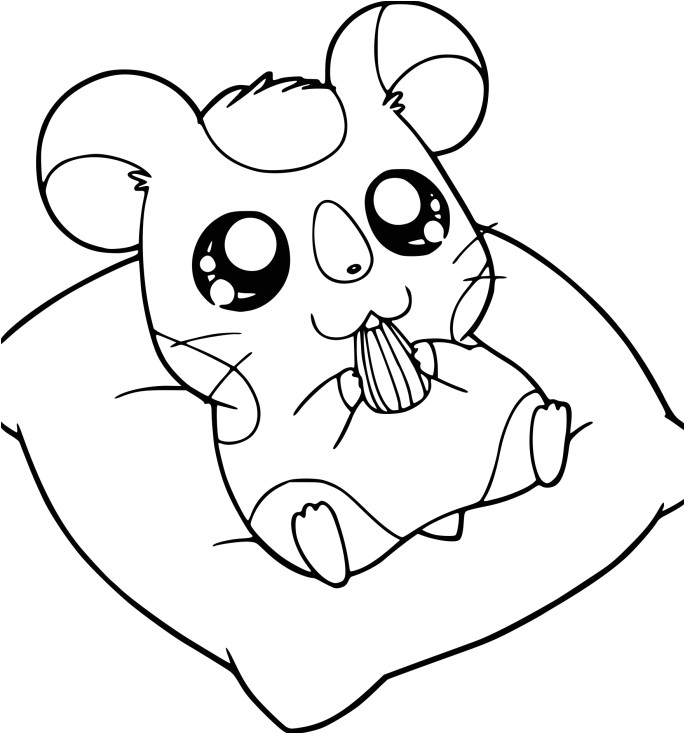 Coloriage De Pokemon Mignon Coloriage Hamster Mignon à Imprimer Sur Coloriages Fo