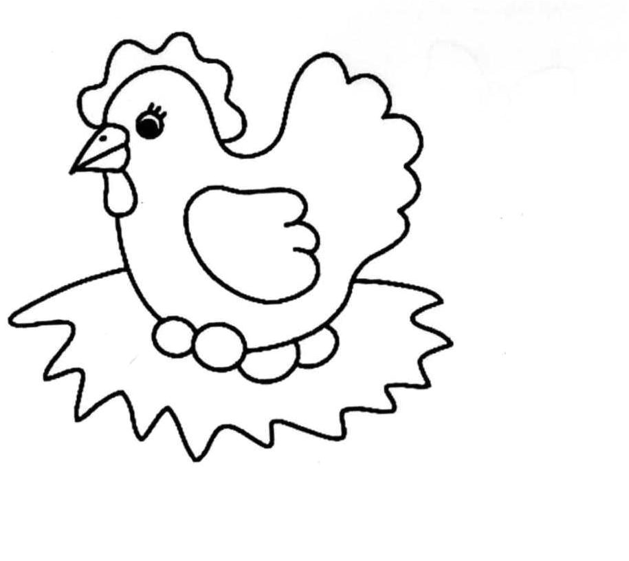 Coloriage De Poule De Paques A Imprimer Coloriages   Imprimer P¢ques Numéro