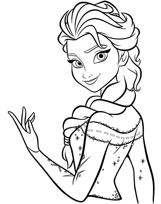 Coloriage De Princesse En Ligne Gratuit Coloriage Princesse à Imprimer Disney Reine Des Neiges