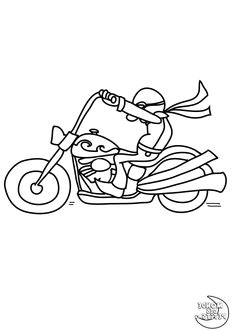 Coloriage De Quad Et Moto Les 13 Meilleures Images De Coloriage Moto