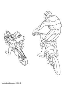 Coloriage De Quad Et Moto Les 13 Meilleures Images De Coloriage Moto