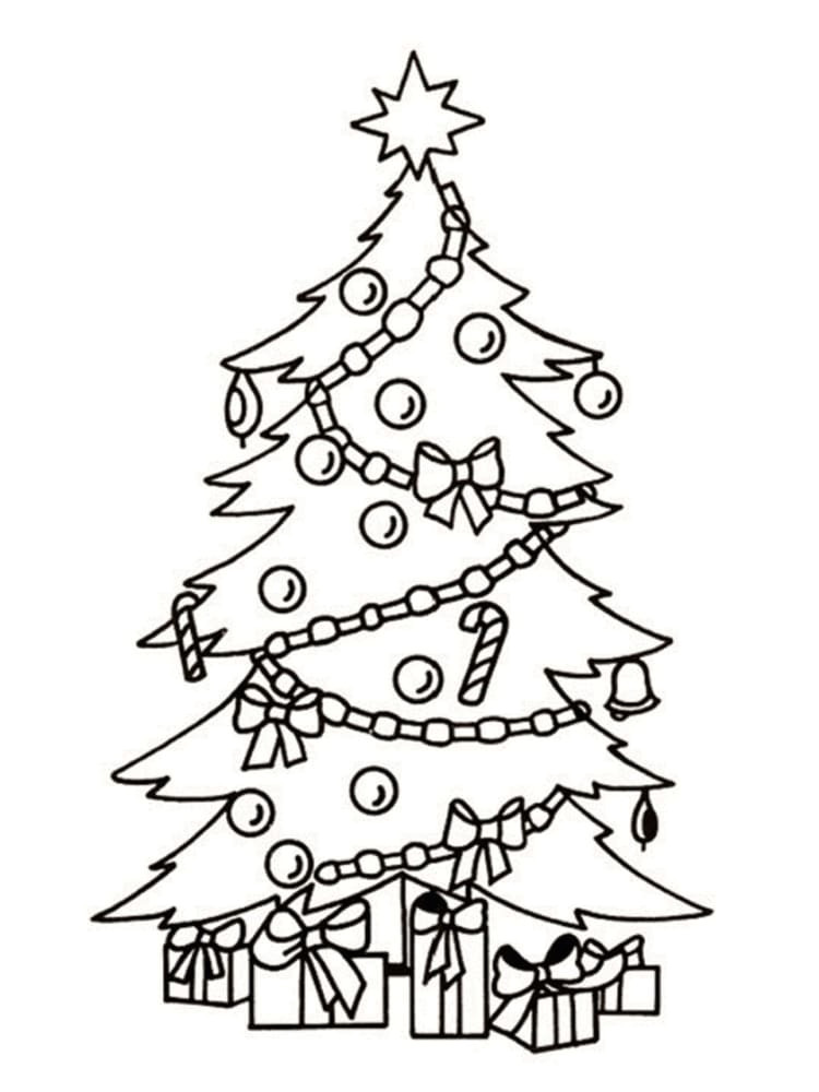 Coloriage De Sapin De Noel Coloriage Sapin 18 Modèles à Imprimer
