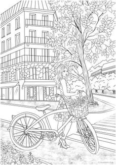 Coloriage De Scooter Des Mer En Noir & Blanc Transports