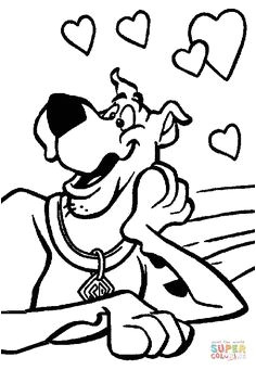 Coloriage De Scoubidou En Ligne Les 387 Meilleures Images De Scooby Doo