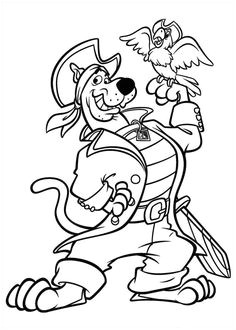 Coloriage De Scoubidou En Ligne Scooby Doo Coloring Pages