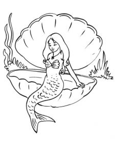Coloriage De Sirène A Imprimer Gratuit Jeux Dessin à Colorier Sirene Gratuit