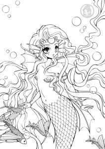 Coloriage De Sirene Manga Other Yampuff Coloring Pages • Yampuff S Stuff
