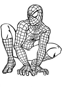 Coloriage De Spiderman 4 A Imprimer Dessin à Imprimer Coloriage Spiderman