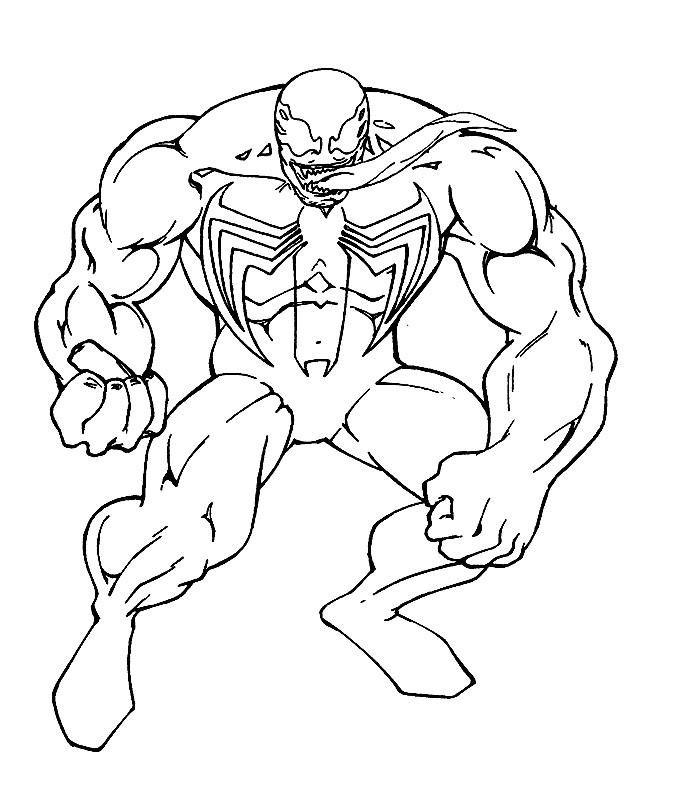 Coloriage De Spiderman Noir A Imprimer Coloriage A Imprimer Spiderman Noir Le Mechant Gratuit Et