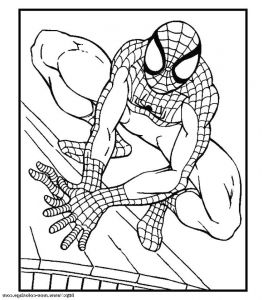 Coloriage De Spiderman Noir A Imprimer Jeux De Coloriage Spiderman Gratuit En Ligne