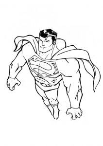 Coloriage De Superman A Imprimer Coloriage Superman 2