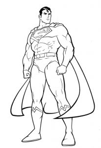 Coloriage De Superman A Imprimer Dessin De Coloriage Superman à Imprimer Cp