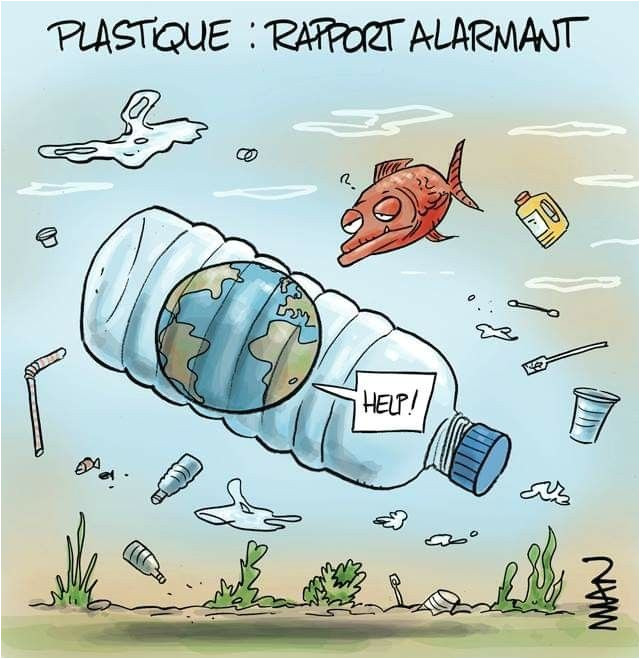 Coloriage De Terre Neuve Man Manuel Lapert 2019 03 07 Pollurion Plastique