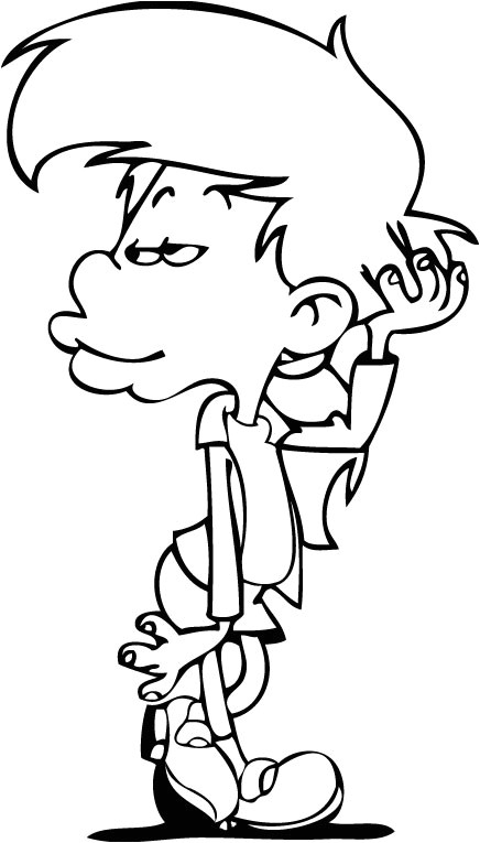 Coloriage De Titeuf Et Nadia A Imprimer Pages   Colorier Pour Enfants Et Adultes — Une Grande