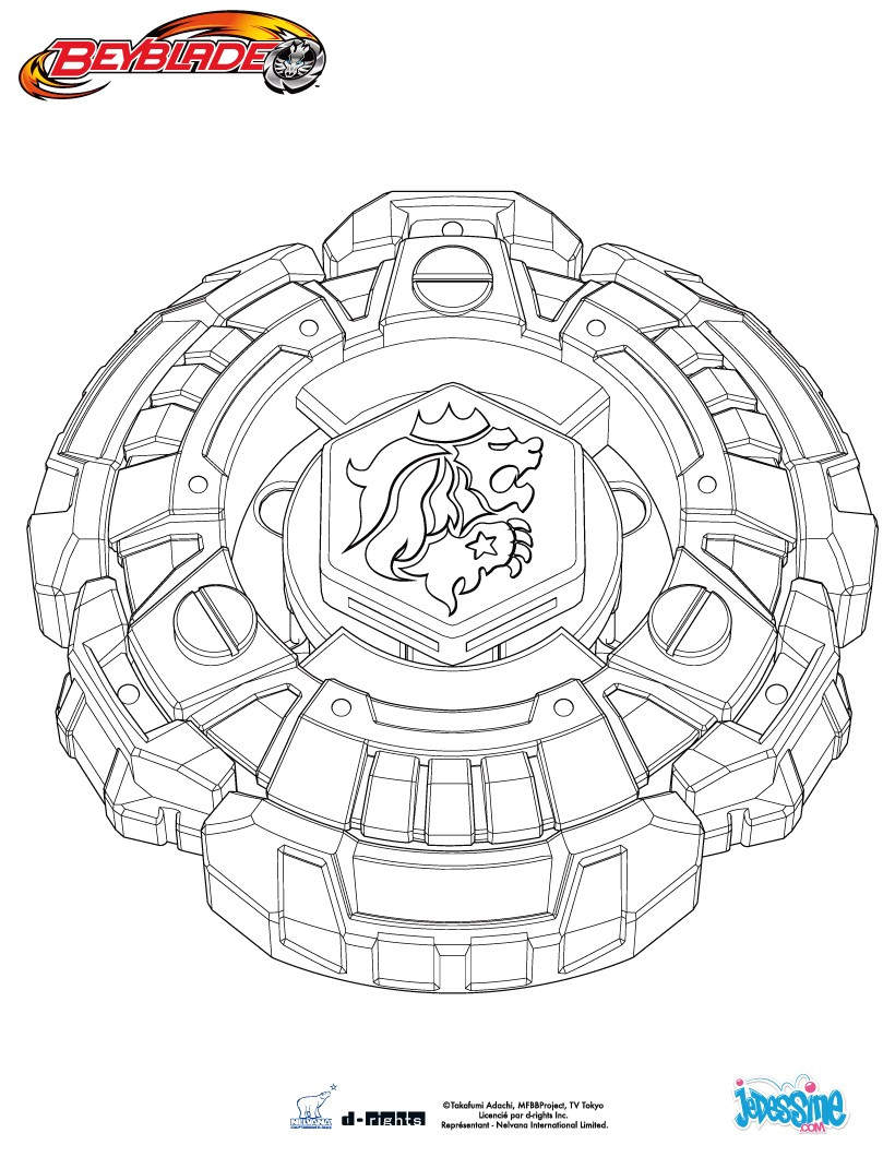 Coloriage De toupie Beyblade Métal Fury 10 Coloriage De toupie Beyblade Metal Master A Imprimer