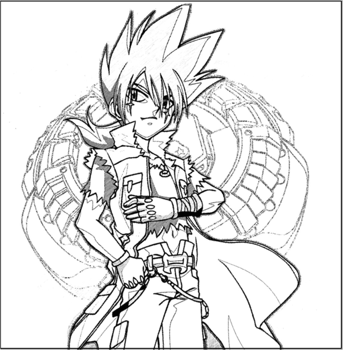 Coloriage De toupie Beyblade Métal Fury 7 Dessins De Coloriage Beyblade Metal Fury à Imprimer