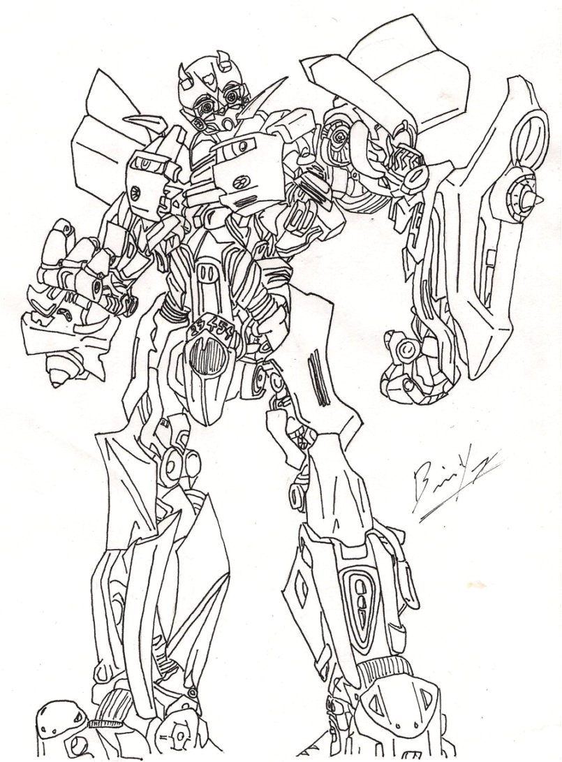 Coloriage De Transformers Optimus Prime Color Pages Splendi Transformers Bumblebee Coloring Pages
