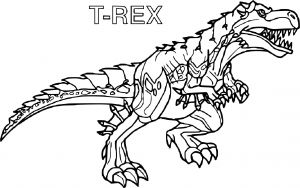 Coloriage De Tyrannosaurus Rex Coloriage Imprimer Dinosaure Tyrex From Coloriage T Rex