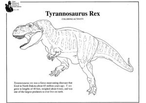 Coloriage De Tyrannosaurus Rex Coloriage T Rex Img 7965
