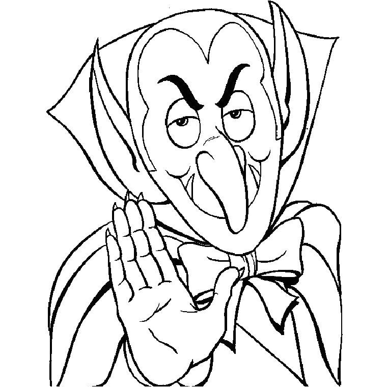 Coloriage De Vampire Qui Fait Peur Coloriage Magique Addition Coloriage Vampire