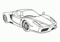 Coloriage De Voiture De Ferrari Coloriage Voiture