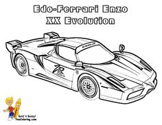 Coloriage De Voiture De Ferrari Coloriage Voiture