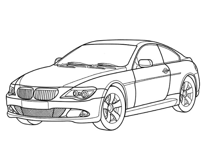Coloriage De Voiture De Rallye Subaru Dessin Voiture Facile Bmw