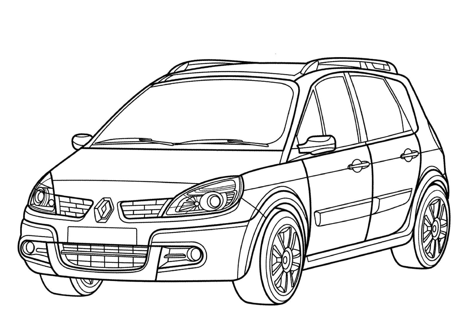 Coloriage De Voiture Gratuit A Imprimer Coloriage De Voiture De Rallye Subaru