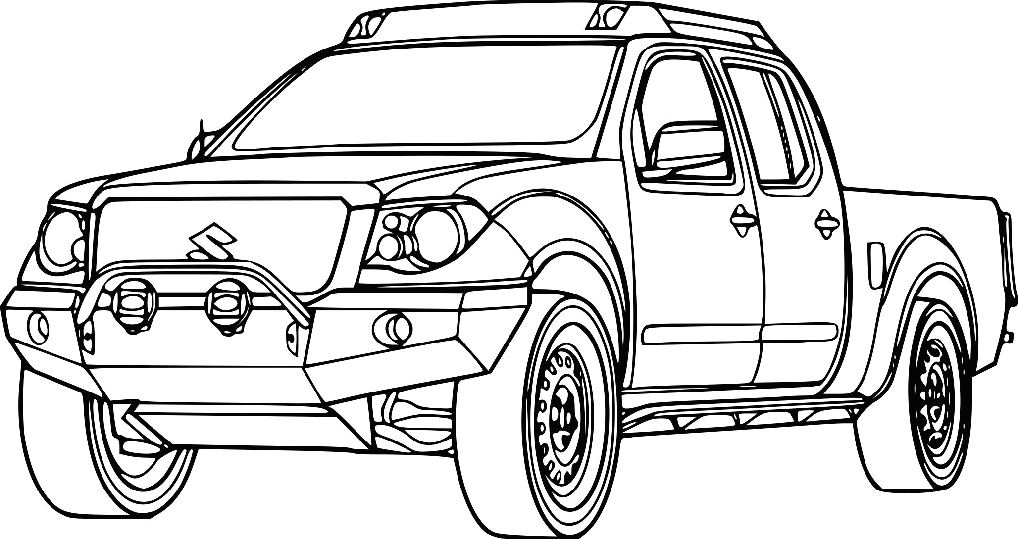 Coloriage De Voiture Gratuit A Imprimer Coloriage Voiture 4×4 Coloriage Voiture 4 4 Imprimer Sur